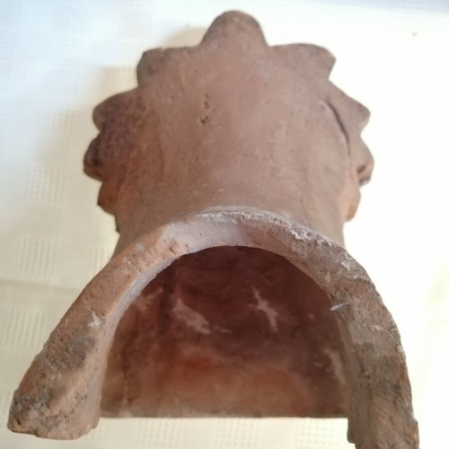 Akrokeramo used, rare 1920s decorative architectural ornament