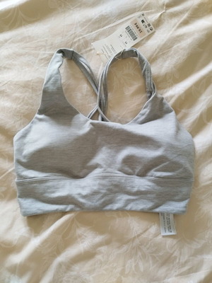 Oysho sports bra new, size M, grey
