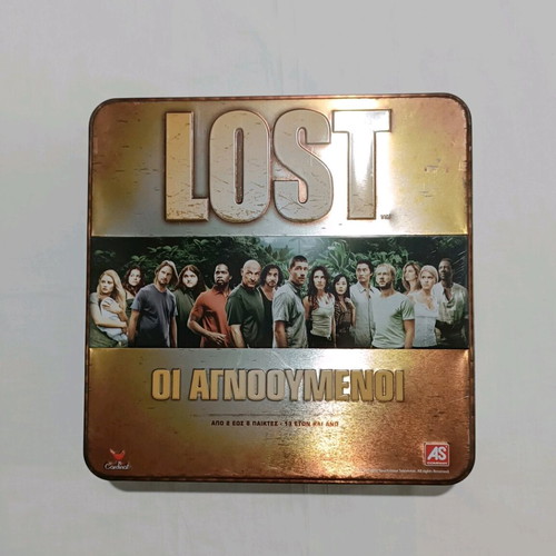 Lost The Missing Board Game like new in metal tin