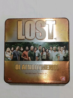Lost The Missing Board Game like new in metal tin