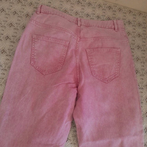 Benetton women's pink jeans size M like new