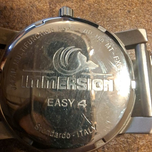 Immersion Easy 4 watch used with quartz movement