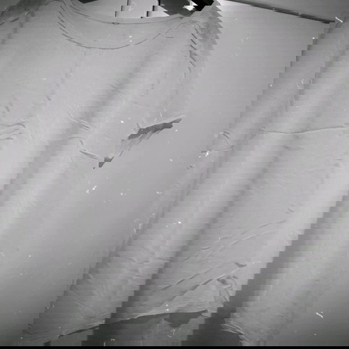 Boho μπλούζα Zara με ανάγλυφο σχέδιο μπροστά medium σαν καινούργιο, άσπρη