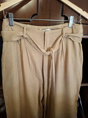 Maki Philosophy women's linen pants like new, beige, size L