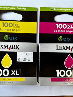 Lexmark Ink Cartridges Yellow and Magenta new