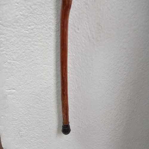 Vintage wooden walking cane used 90cm