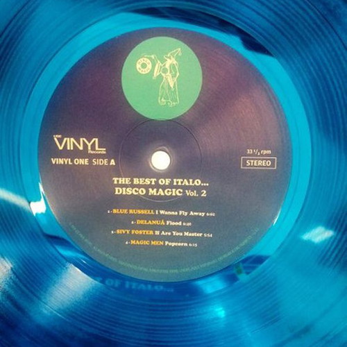 The Best Of Italo Disco Magic Vol. 2 double clear blue vinyl
