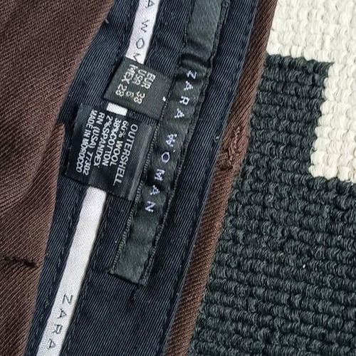 Zara women's pants like new, brown, size M