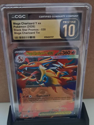 Mega Charizard Y ex Pristine 10 κάρτα Pokémon