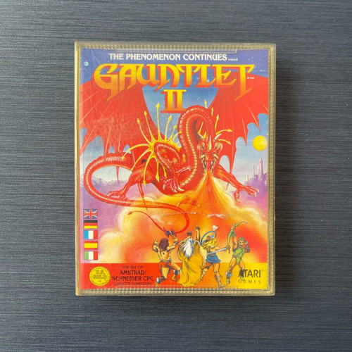 Gauntlet II game for Amstrad used, complete with box and manual