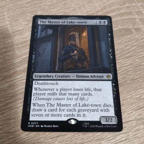 Magic the Gathering The Master of Lake-town card
