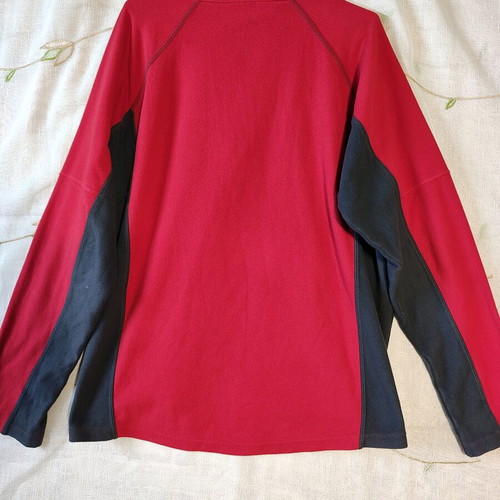 Berghaus men's fleece 1/4 zip size XL like new, red