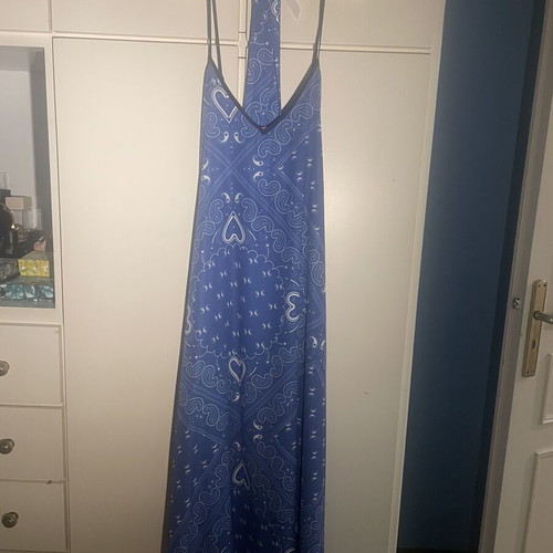 Karavan Tati Dress like new, white and blue