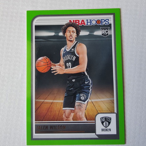Panini NBA Hoops 2023-24 Jalen Wilson RC Neon Green Card new