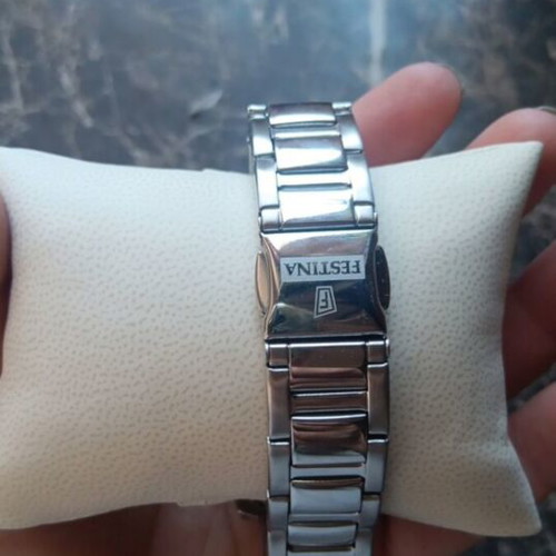 Festina wristwatch, silver, women's