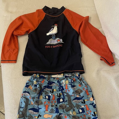 Name It boys' swimwear set like new, size 5-6 and 6-7