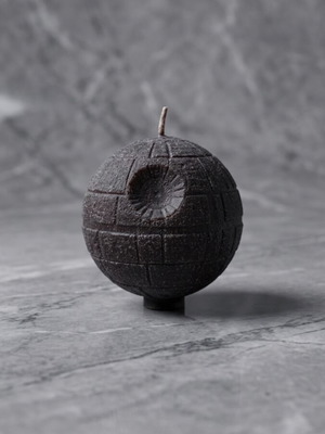 Death Star candle new, handmade Star Wars decor