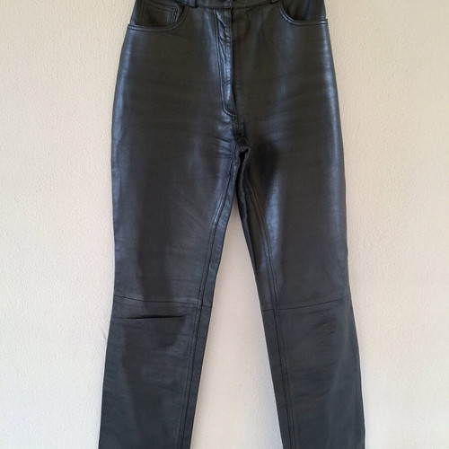 Celestino leather pants like new, black, high waist