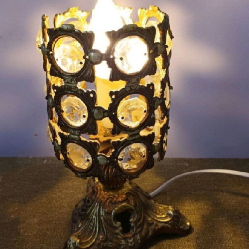 Table lamp antique 25 cm used