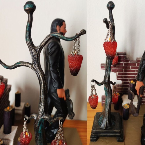 John Wick Chapter 2 collectible statue action figure like new
