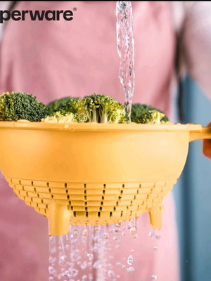 Tupperware double colander new two-level