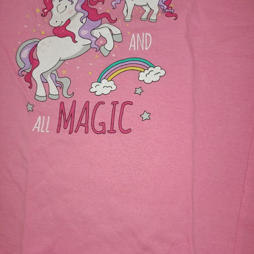 All Unicorn and All Magic T-shirt like new, girls 5-6 years