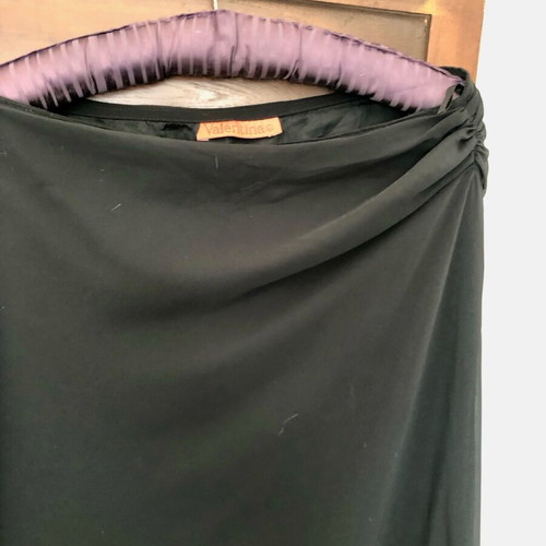 Vintage Silk Skirt Black, Like New, Valentina Kuwait