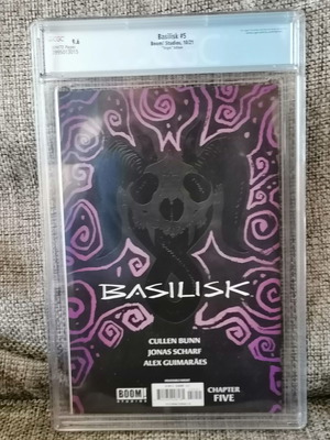 Basilisk #5 Incentive Jonas Scharf Variant comic new, CGC certified 9.6
