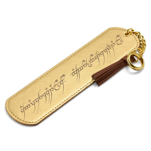 Lord of the Rings bookmark set with Middle Earth map and Elven script, new