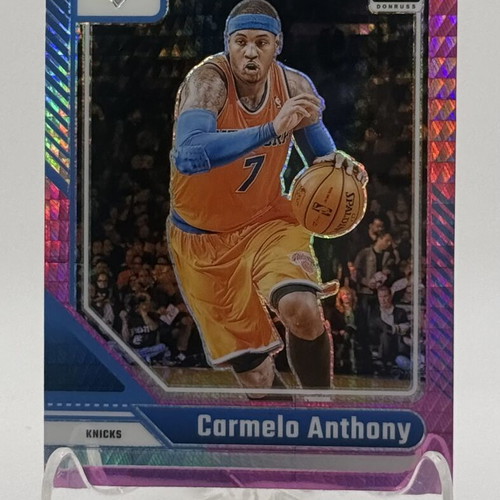 Donruss Optic Carmelo Anthony #250 Legends Pink Hyper Prizm card like new