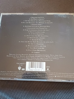 Evita Soundtrack CD Madonna OST σαν καινούργιο, pop