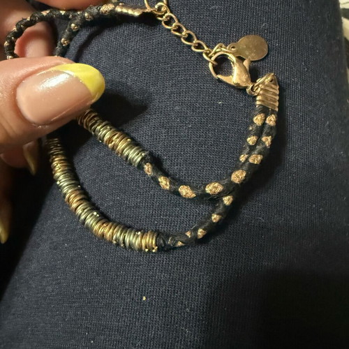 Bracelets set used, two with starfish and double design