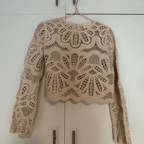 Sézane cotton blouse Small like new, ecru