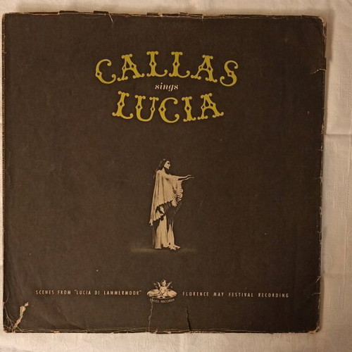 Maria Callas Callas Sings Lucia record used, Angel Records ANG 35382