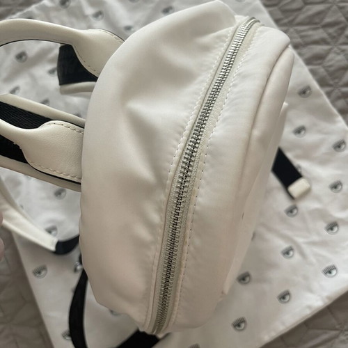Chiara Ferragni Flirting Backpack like new, white