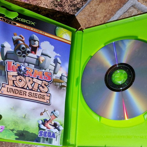 Worms Forts: Under Siege Microsoft Xbox like new