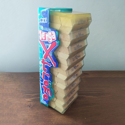 Jenga Extreme used wooden block board game