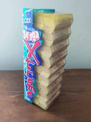 Jenga Extreme употребявана дървена настолна игра с блокчета