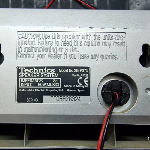 Technics SB-PS75 surround satellite speakers