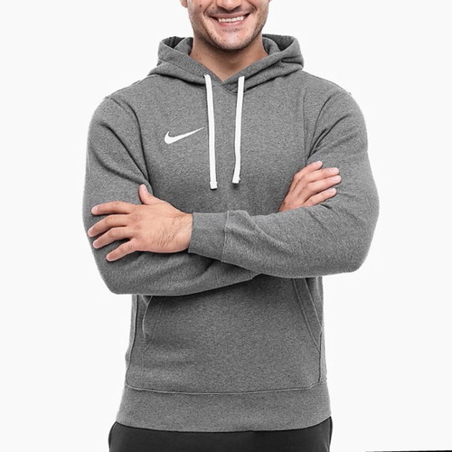 Nike CW6894 NK Park 20 Fleece Hoodie like new, men's cotton sweatshirt S-M, gray