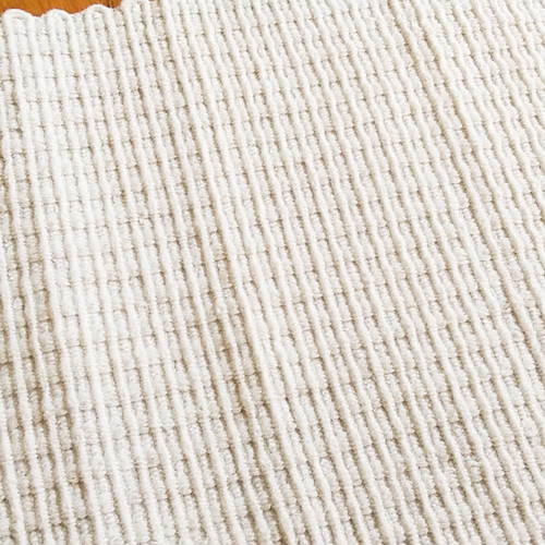 Serving placemats fabric new, pack of 4 beige-white 44x33