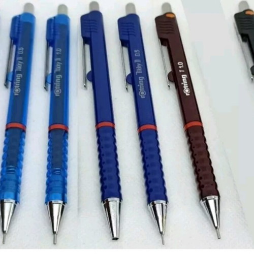 rOtring Tikky II mechanical pencils set of 7, new from 1990s