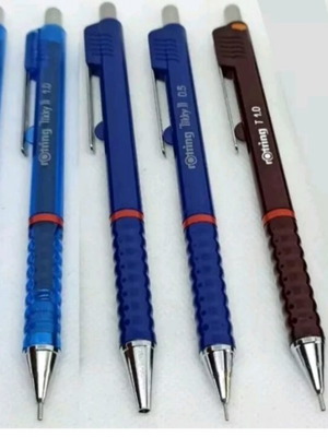 Μηχανικά μολύβια rOtring Tikky II σετ 7 τεμαχίων, καινούργια από 1990s