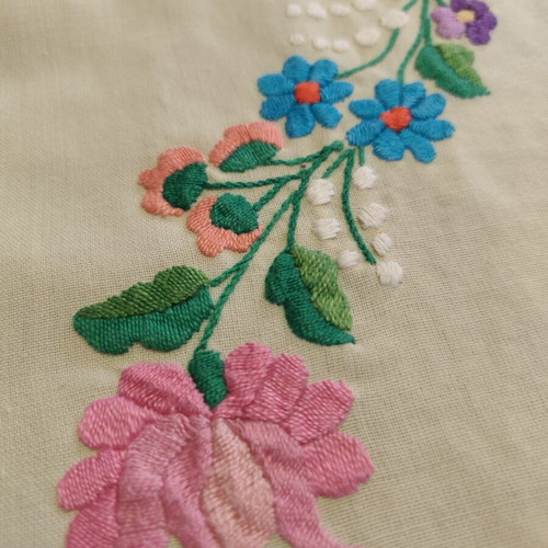 Embroideries used, set of 2, 160 x 65 cm each