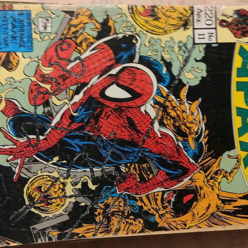 Spider-Man No 11 Mammoth Comics worn cover