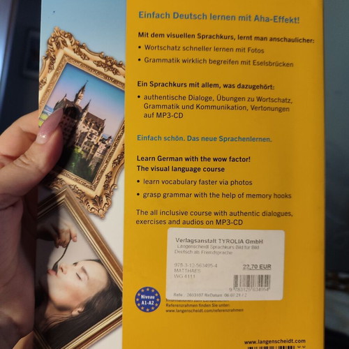 Langenscheidt German Language Learning Book A1-A2 Like New