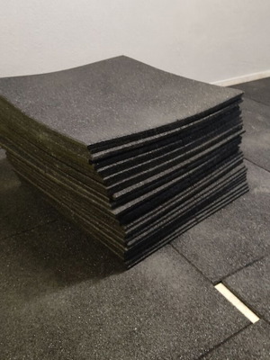 Rubber flooring like new, 2 cm thickness