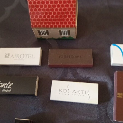 Matchboxes used, set of 20 various types and sizes