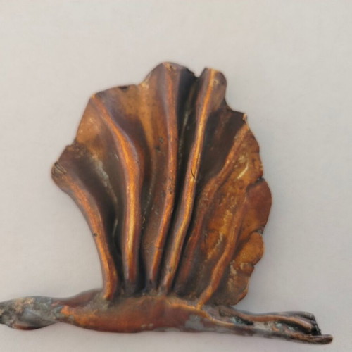 Bronze decorative sculpture used with oxidation