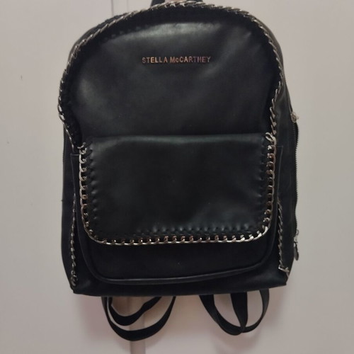 Stella McCartney Falabella Backpack black vegan leather used
